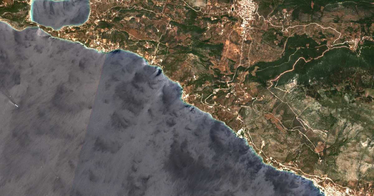Carte satellite de Flámpouro