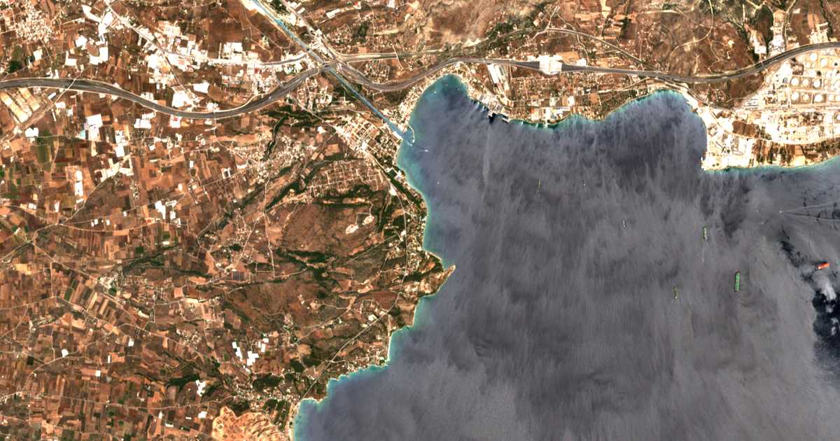 Carte satellite de Kávos