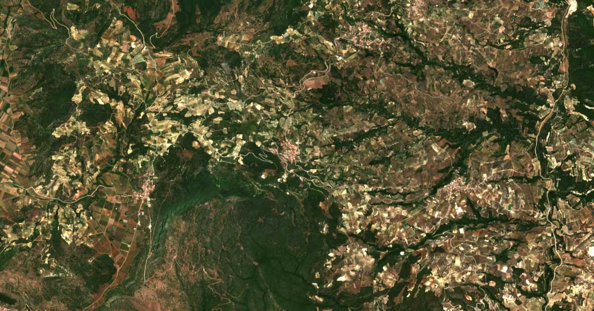 Carte satellite de Kastrákion