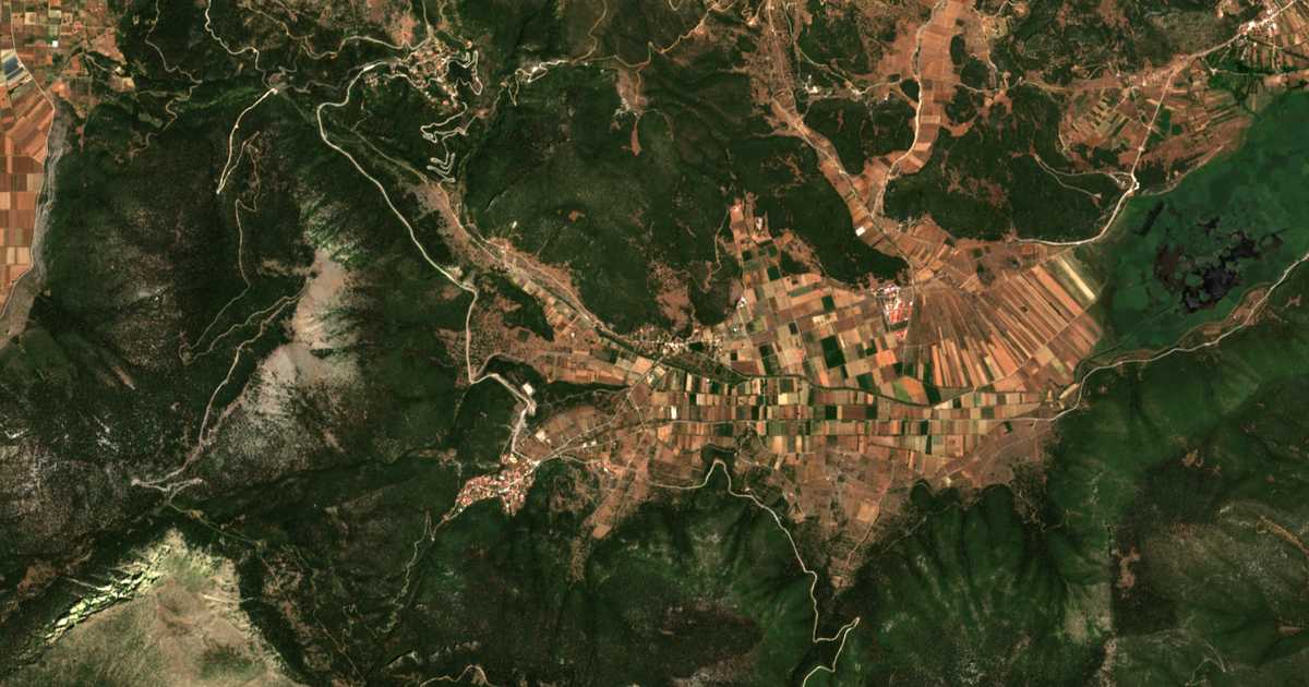 Carte satellite de Kartérion