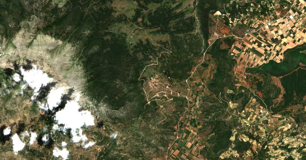 Carte satellite de Kefalárion