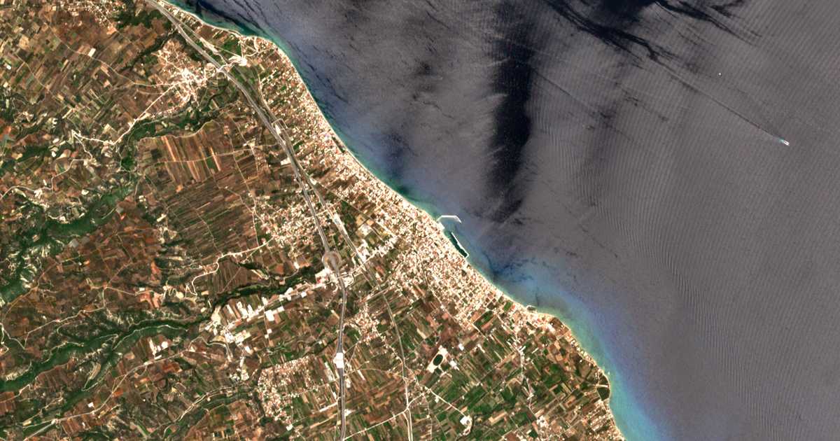 Carte satellite de Kiáto