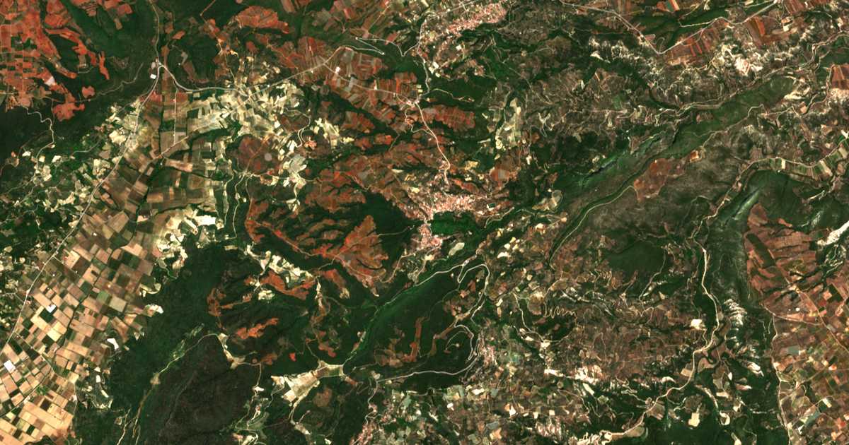 Carte satellite de Kryonérion