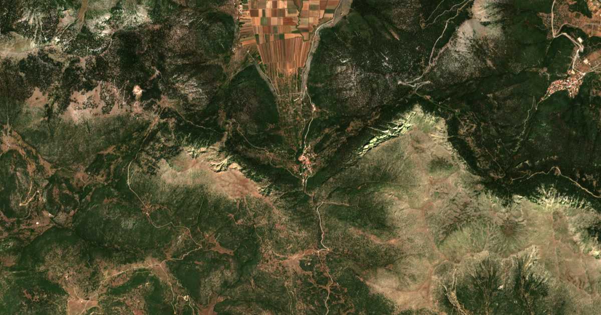 Carte satellite de Mátion