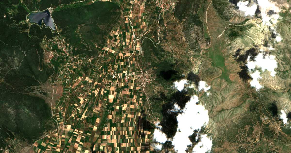 Carte satellite de Mesinón
