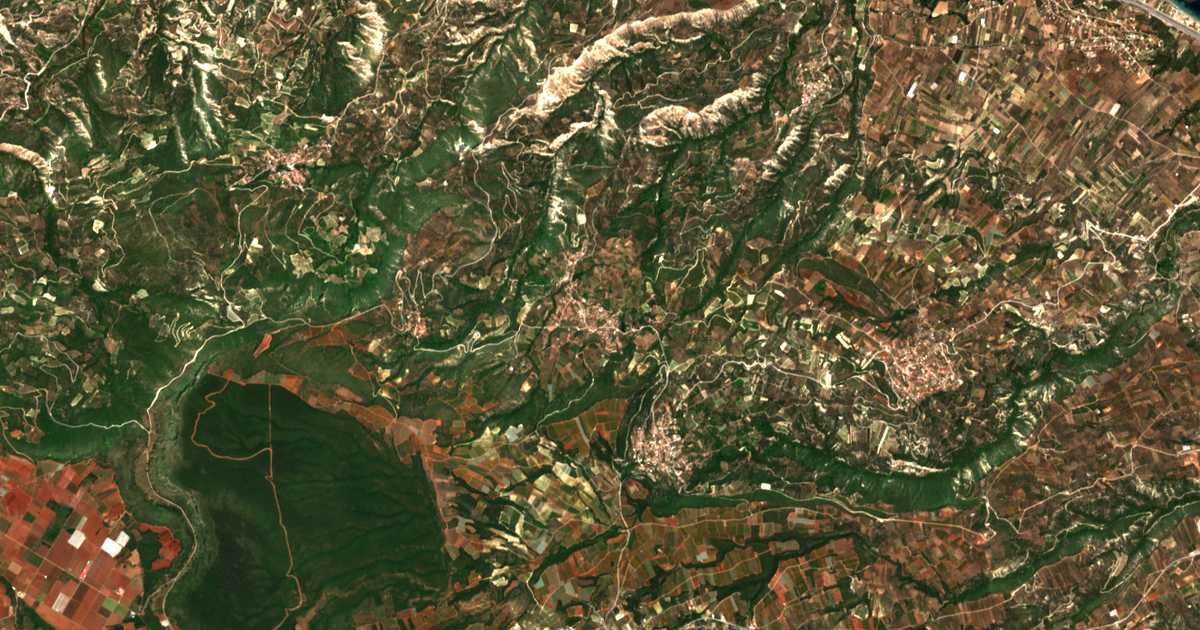 Carte satellite de Mikrós Váltos