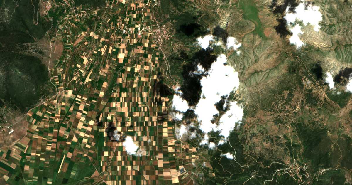 Carte satellite de Mosiá