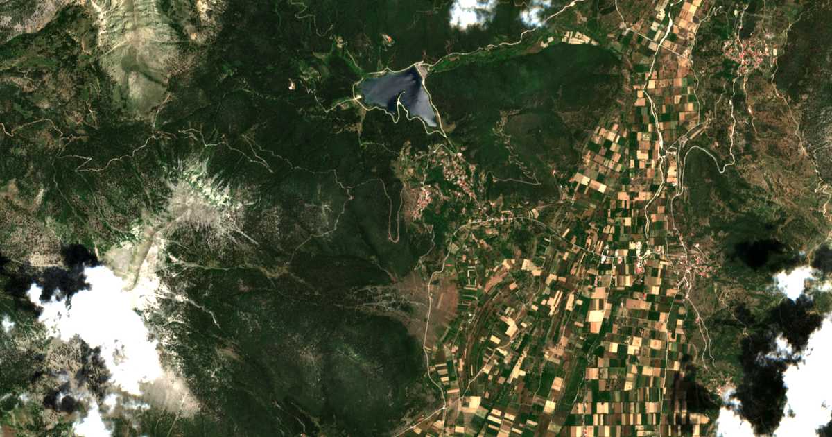 Carte satellite de Panórama
