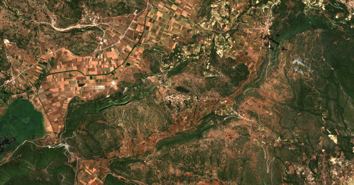 Carte satellite de Psárion