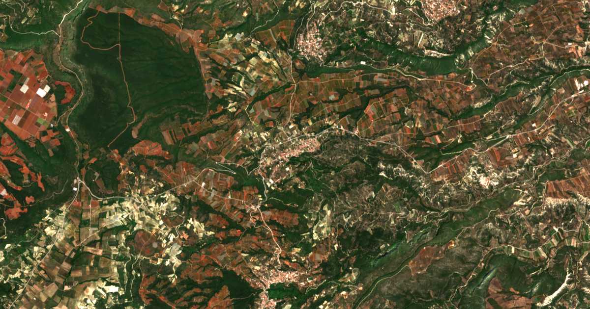 Carte satellite de Soúlion