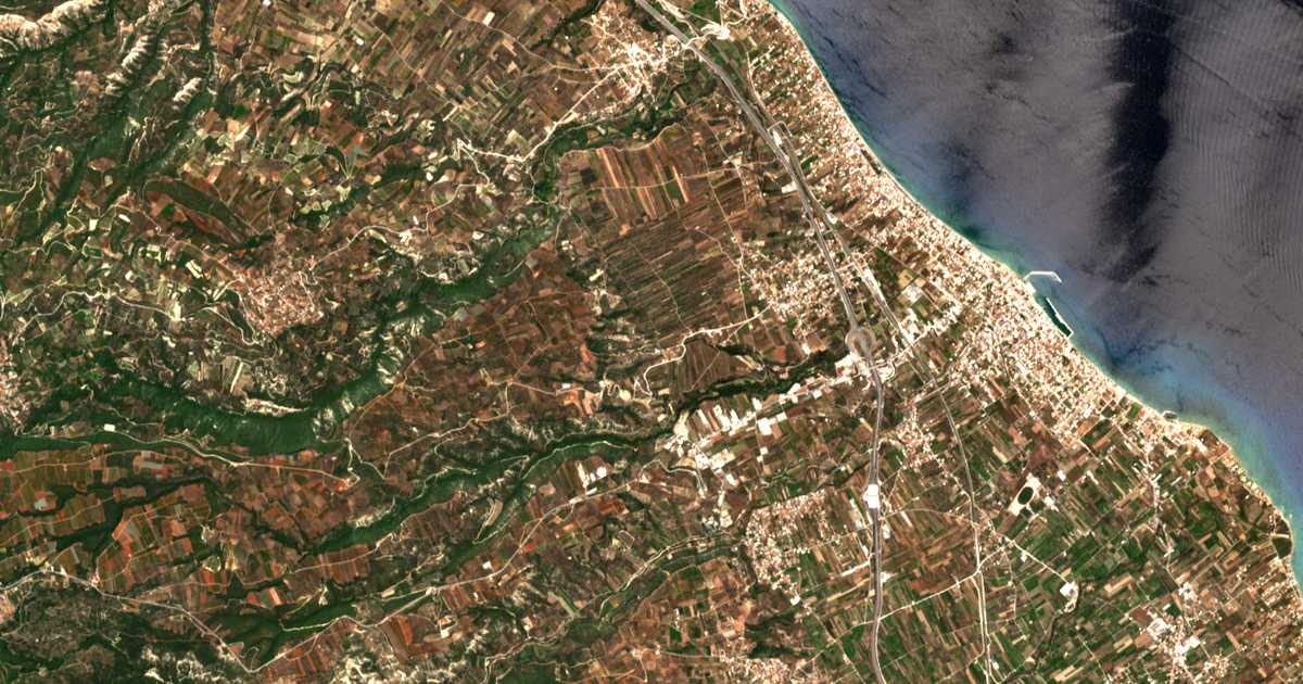 Carte satellite de Valtsaíika