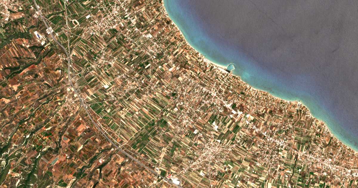 Carte satellite de Bolátion