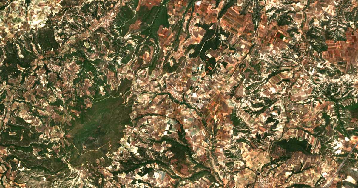 Carte satellite de Kaléntzion