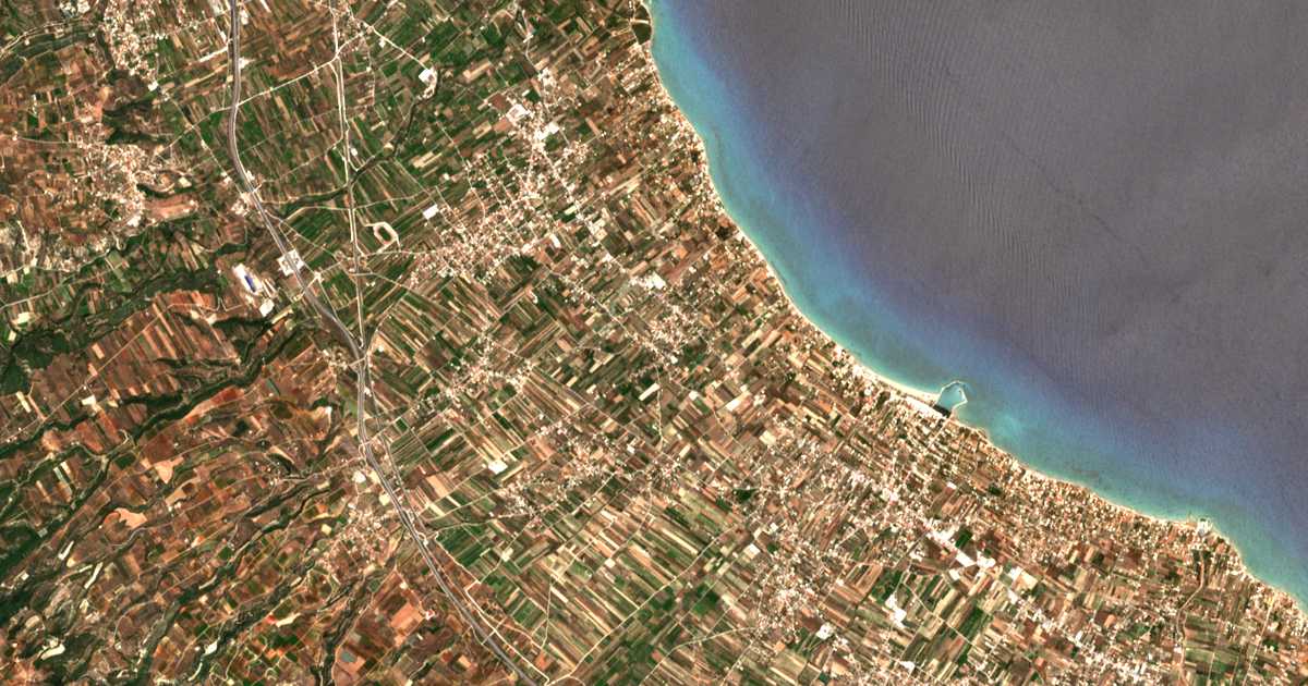 Carte satellite de Kokkónion