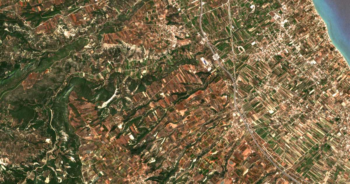 Carte satellite de Sataíika