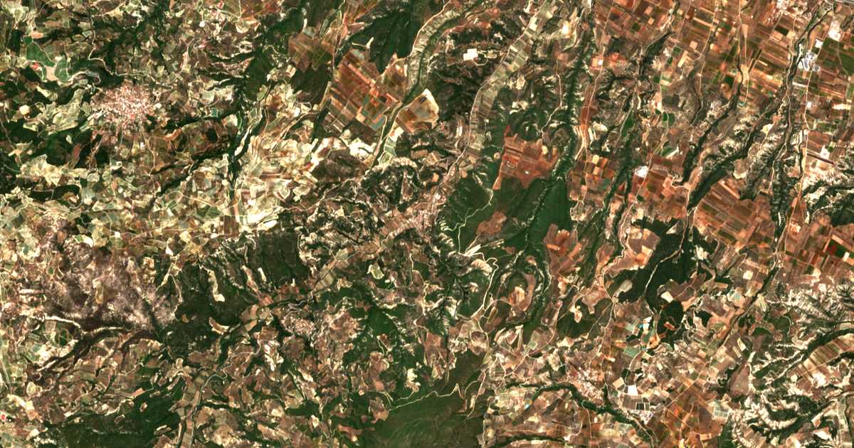 Carte satellite de Soulinárion