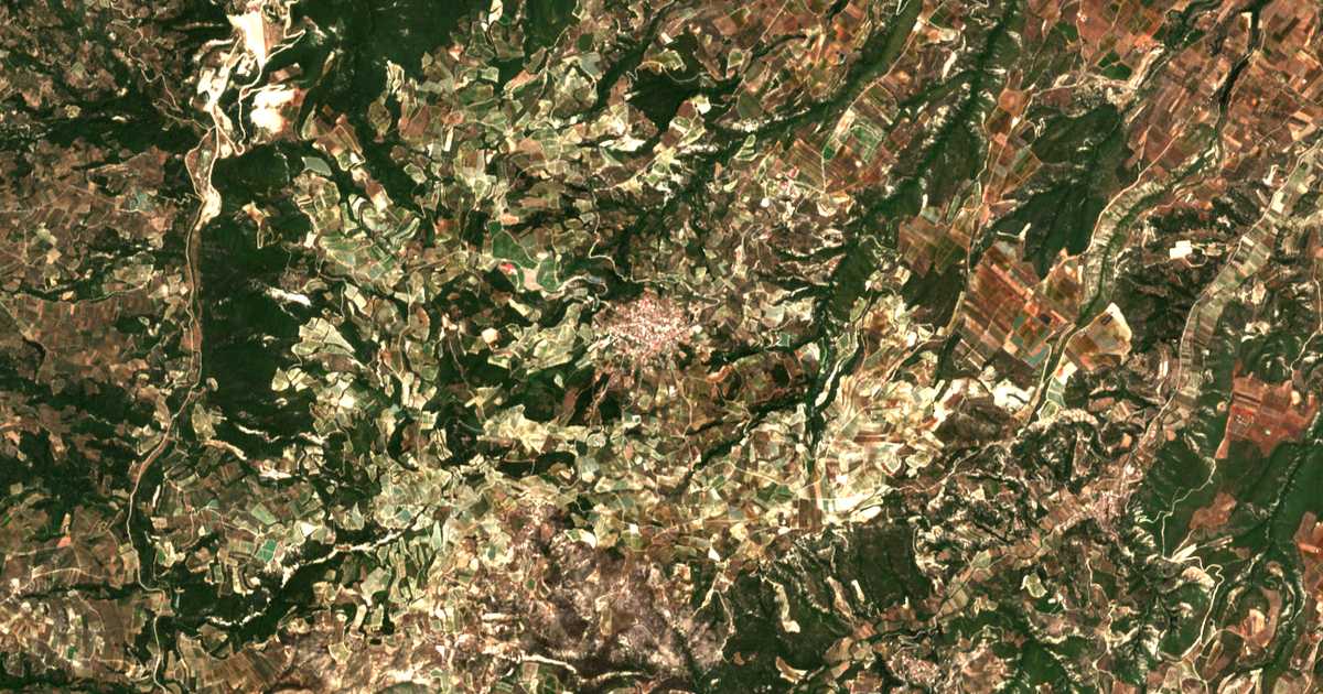 Carte satellite de Stimágka