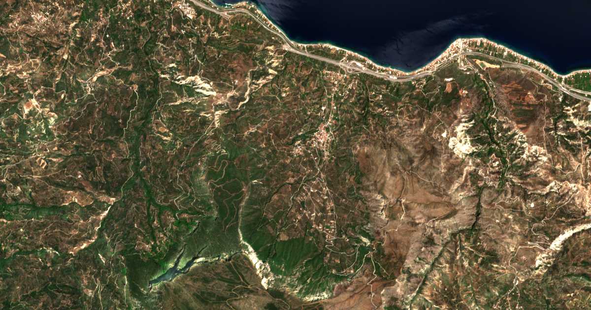 Carte satellite de Áno Aigialós