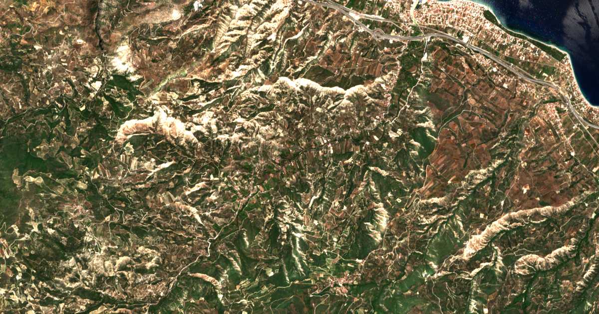 Carte satellite de Georgantaíika