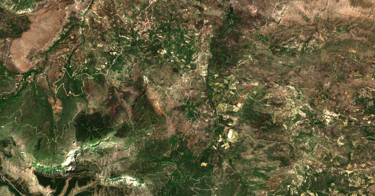 Carte satellite de Kallithéa