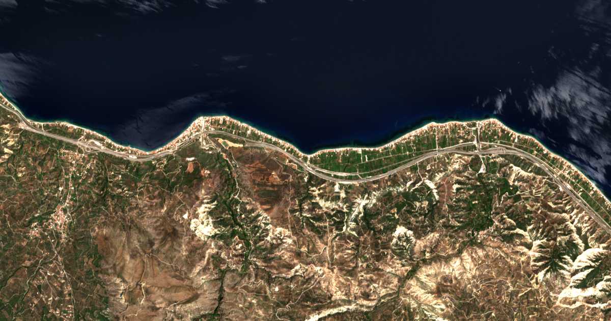 Carte satellite de Lygiá