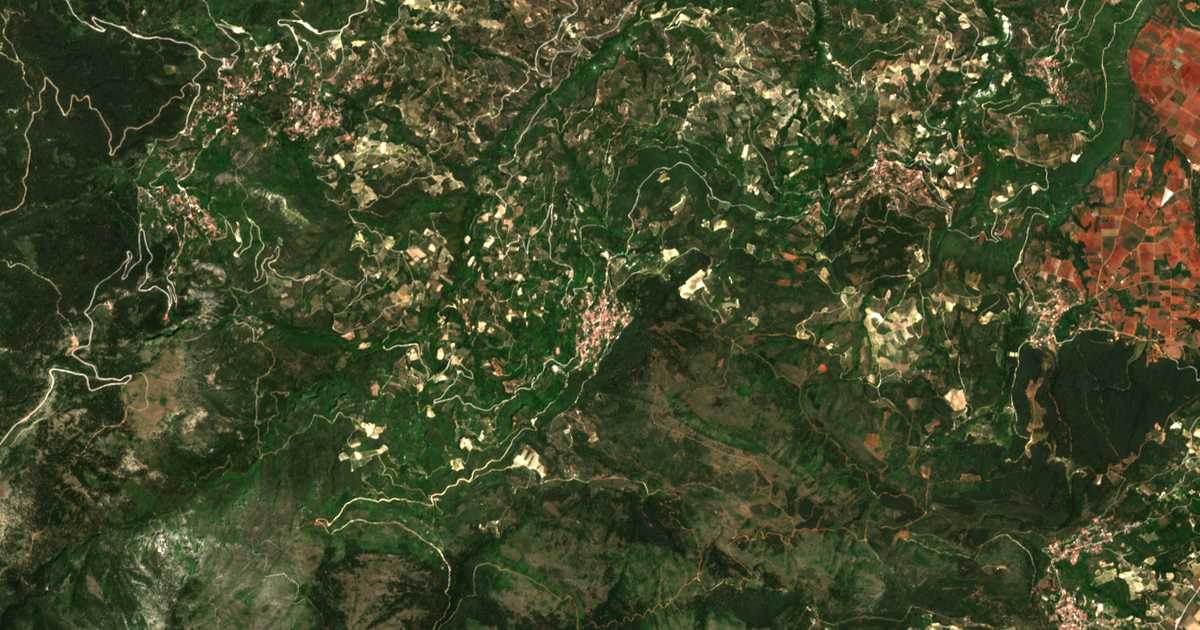Carte satellite de Mánna