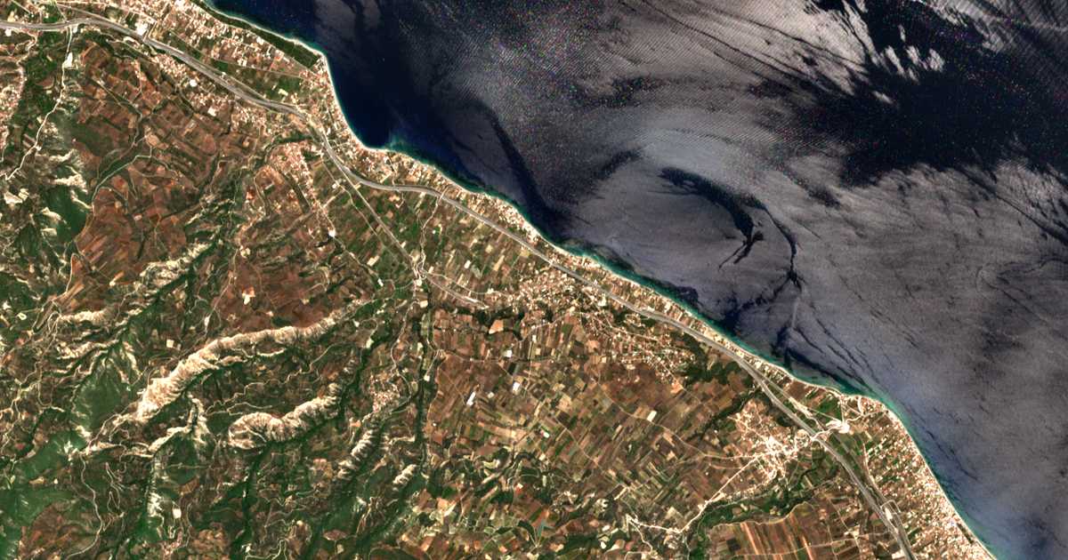 Carte satellite de Melíssion