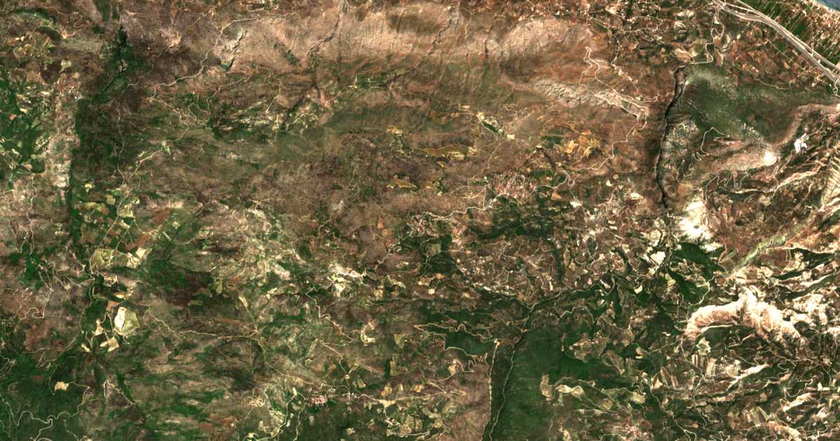 Carte satellite de Néai Vrysoúlai