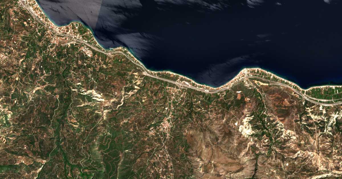 Carte satellite de Petaloú