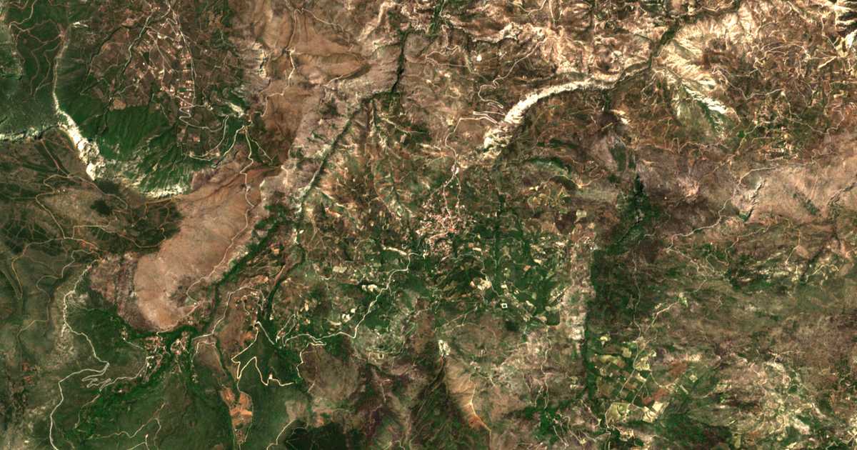 Carte satellite de Pýrgos