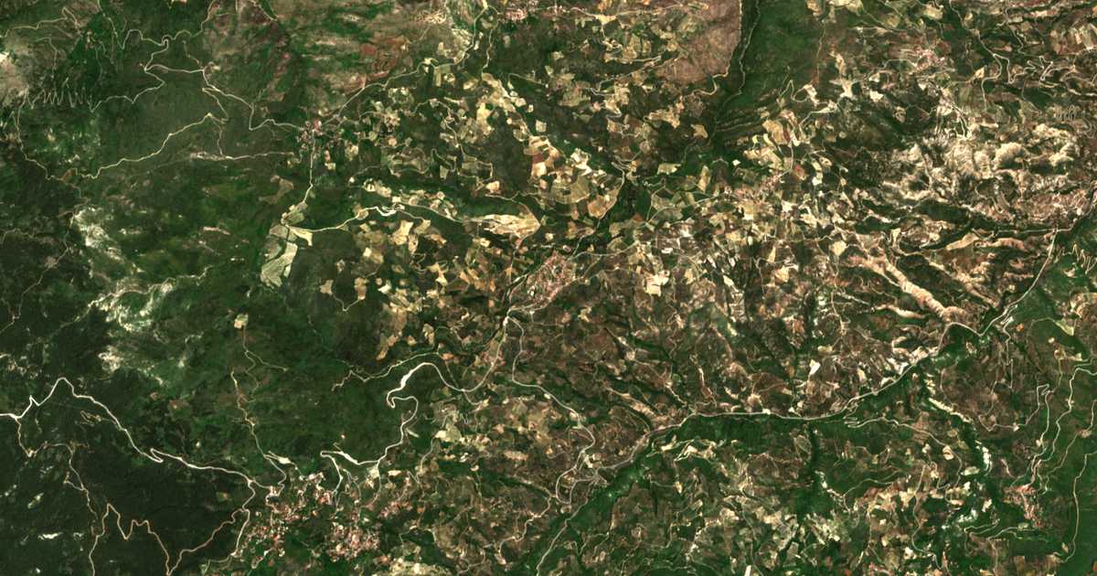 Carte satellite de Réthion