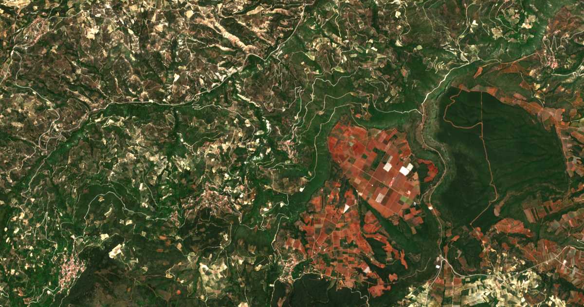 Carte satellite de Stýlia