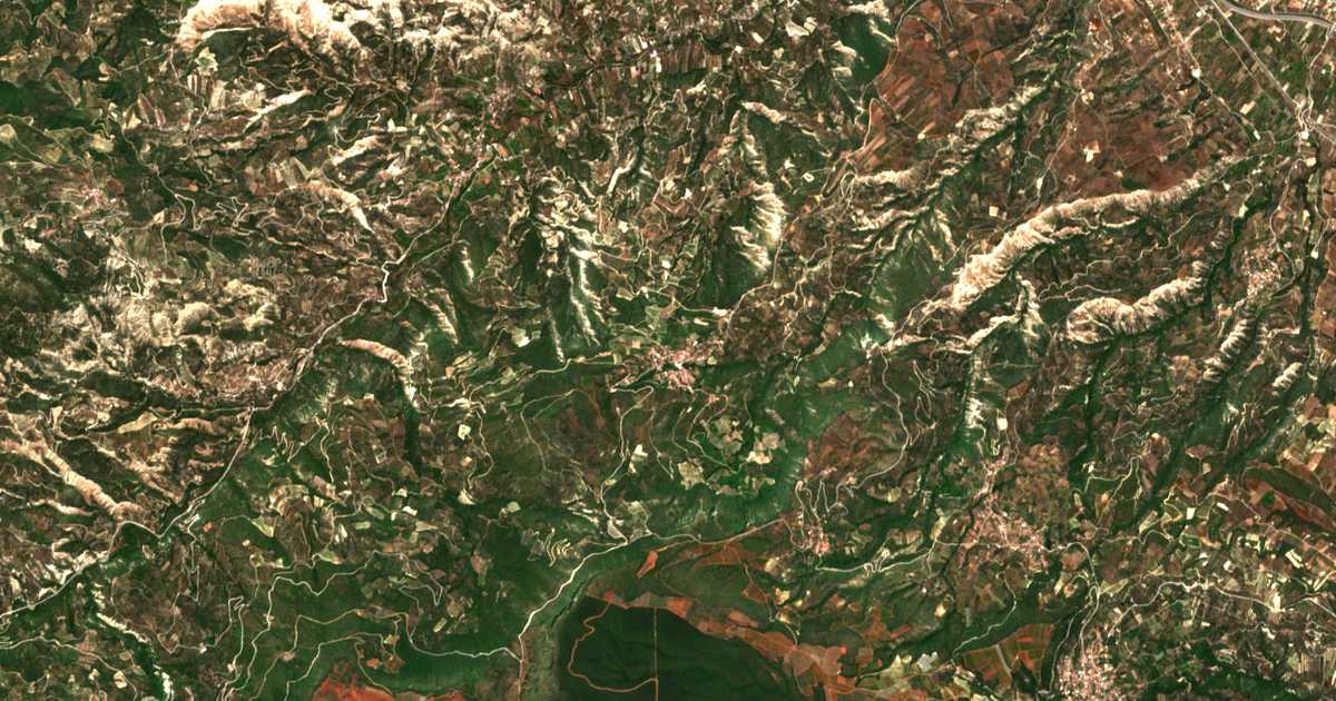 Carte satellite de Zemenón