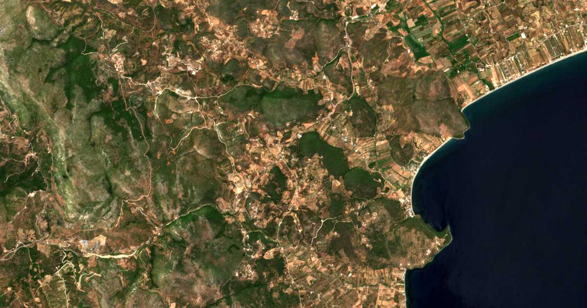 Carte satellite de Chosiárion
