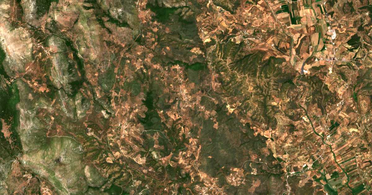 Carte satellite de Konákia