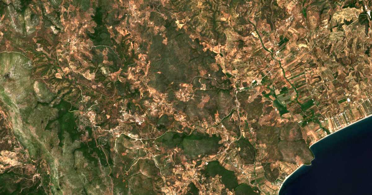 Carte satellite de Marathéa