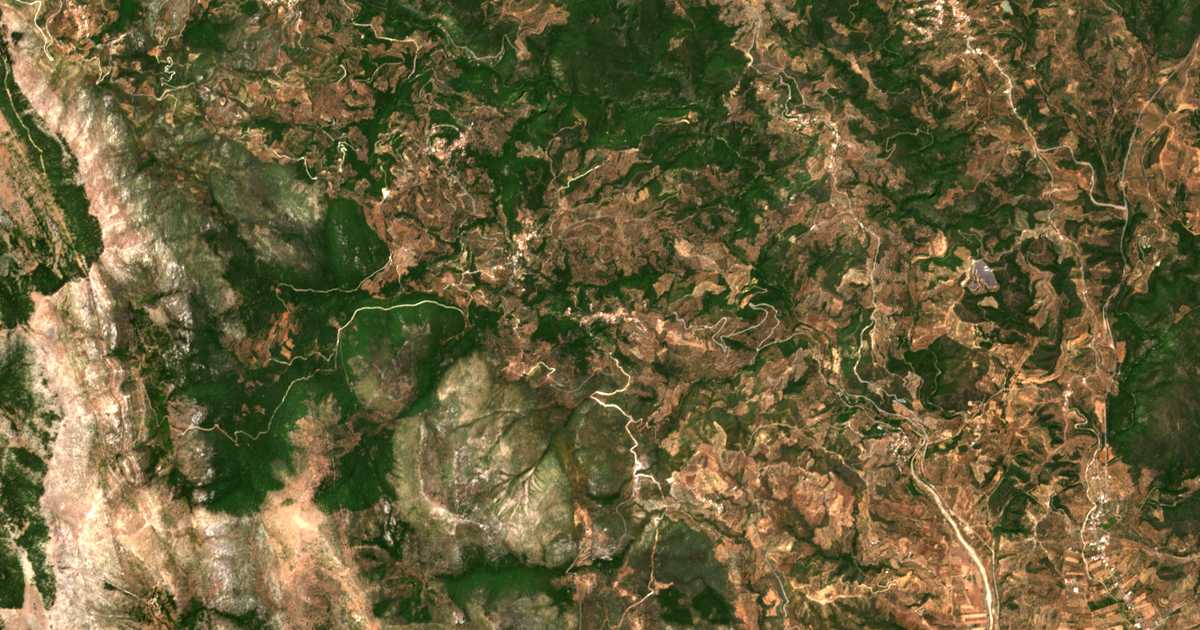 Carte satellite de Mélissa