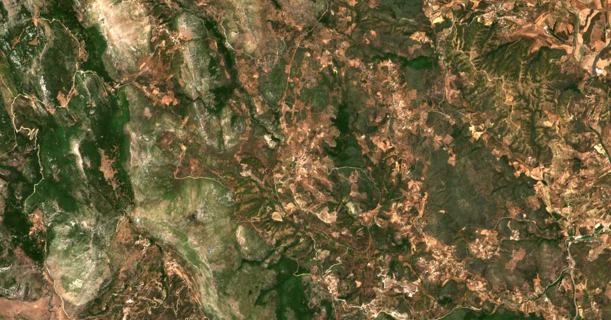 Carte satellite de Myrsíni