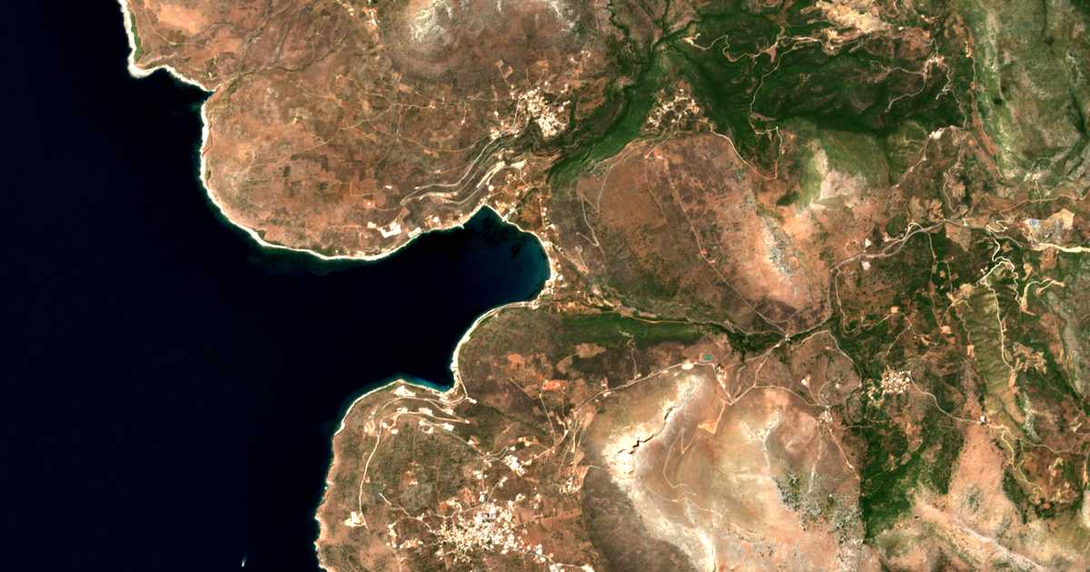 Carte satellite de Néon Oítylon