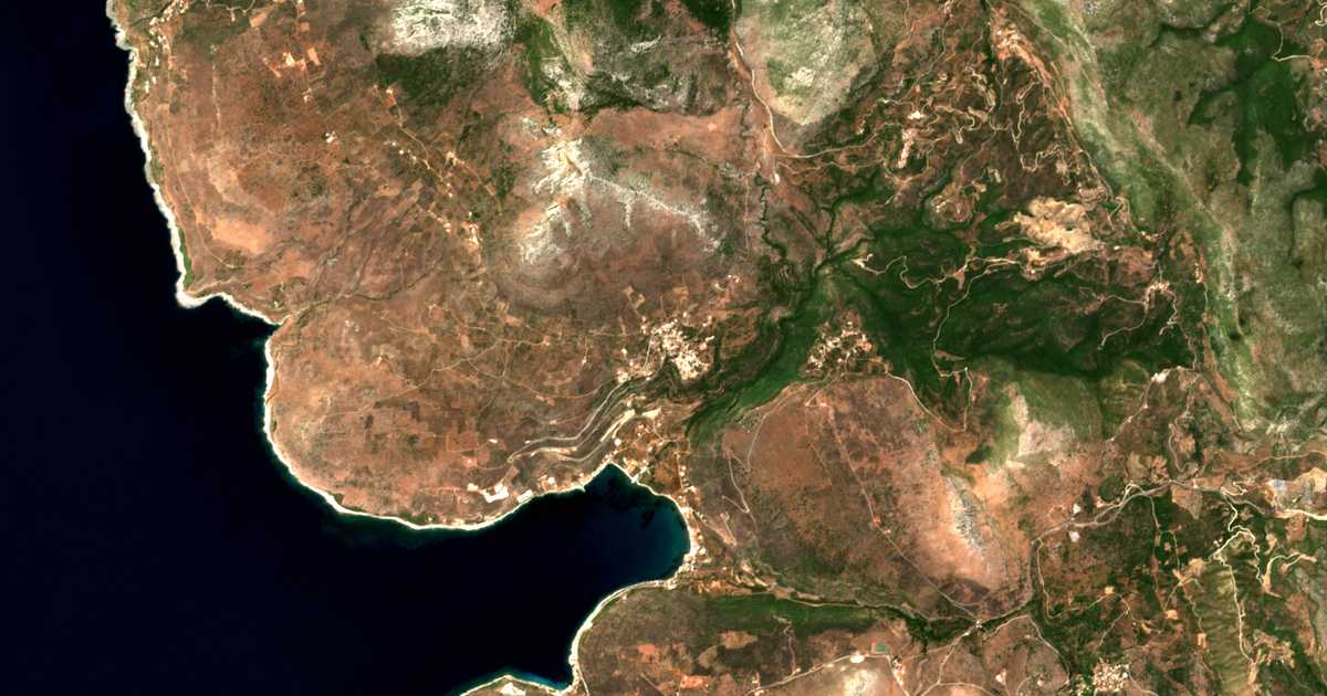Carte satellite de Ítylo