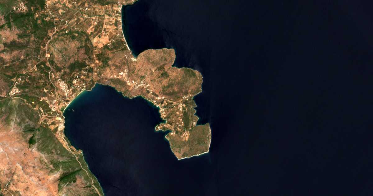 Carte satellite de Paganéa