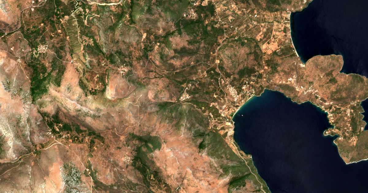 Carte satellite de Parasyrós