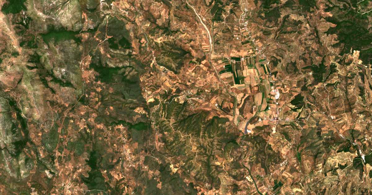 Carte satellite de Plátanos