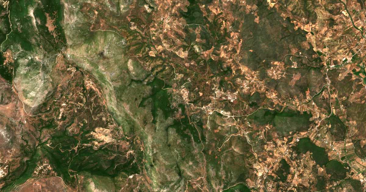 Carte satellite de Skamnákion