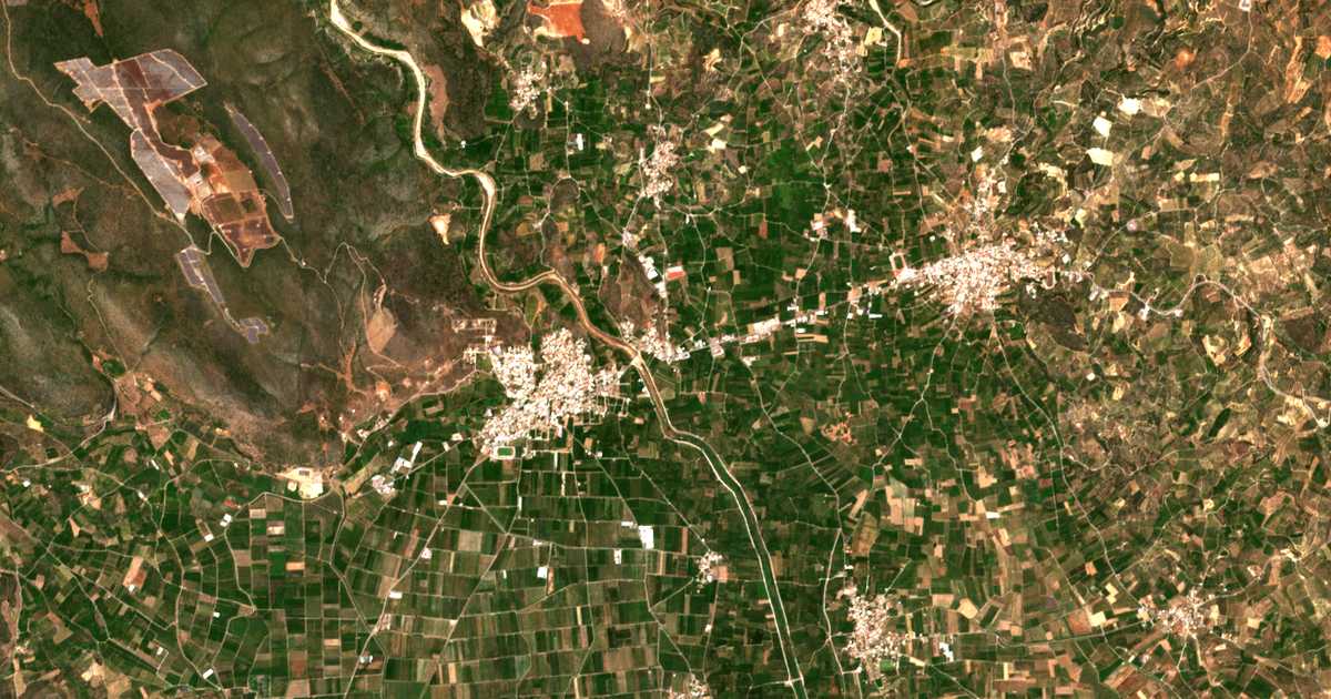 Carte satellite de Ágios Geórgios