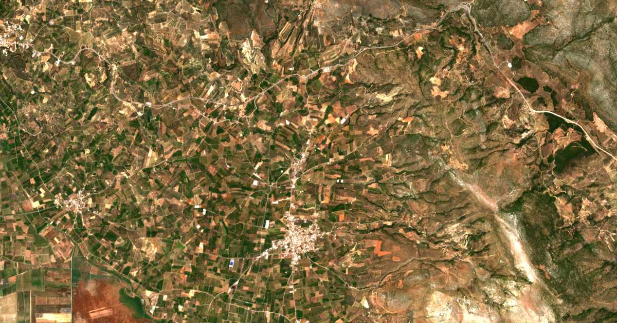 Carte satellite de Alepochóri