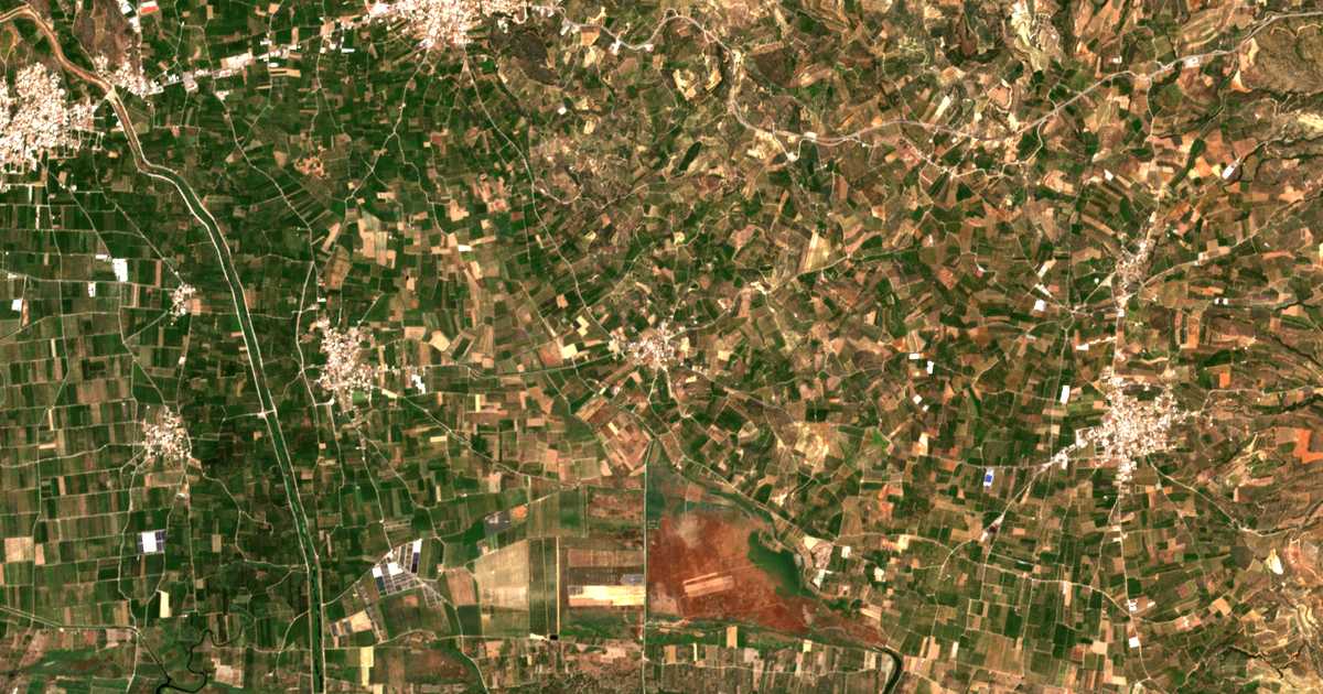 Carte satellite de Astérion