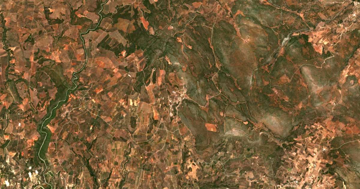 Carte satellite de Goúvai