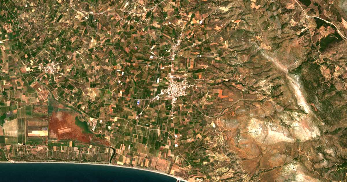 Carte satellite de Káto Glykóvrysi