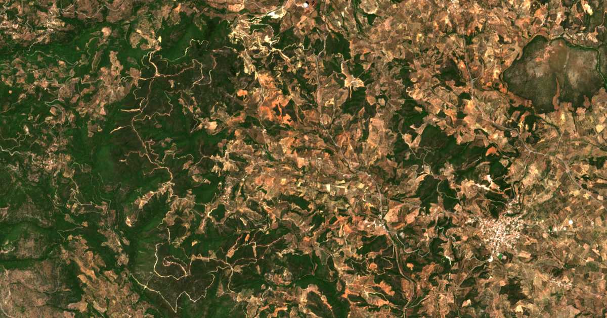 Carte satellite de Koumánoi